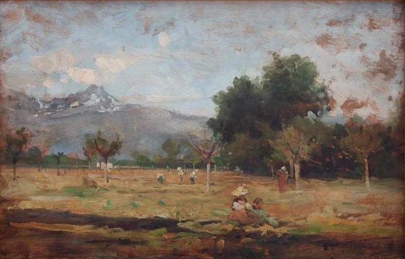 Paesaggio con figure